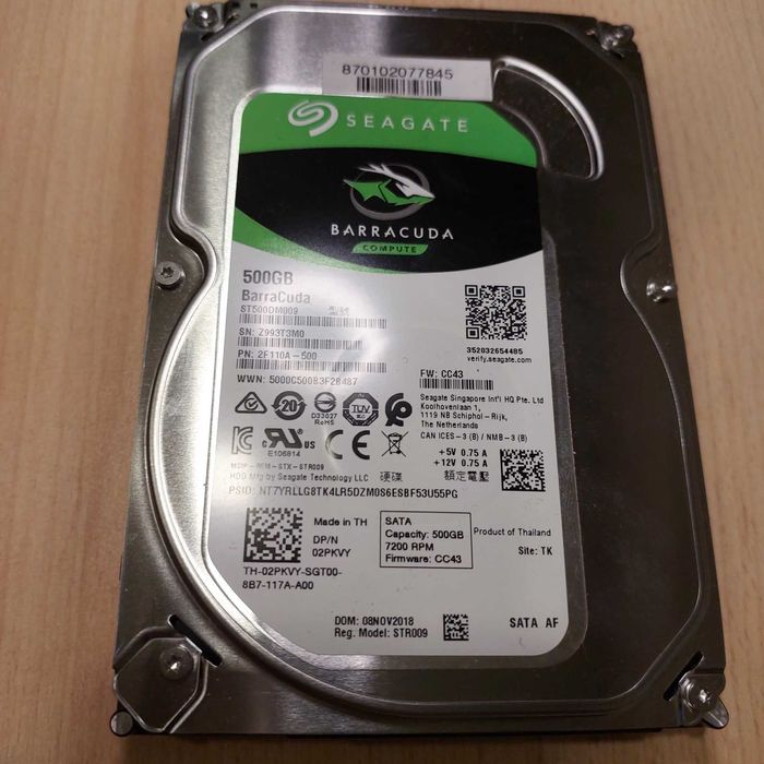Жесткий диск HDD 3,5' Seagate 1Tb
