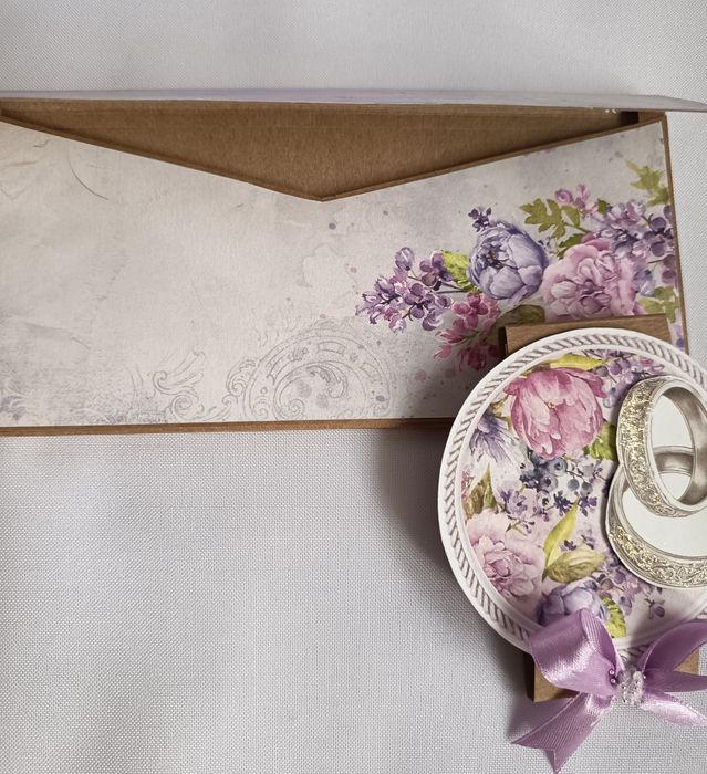 Pudełko, koperta na prezent pieniężny/ślub