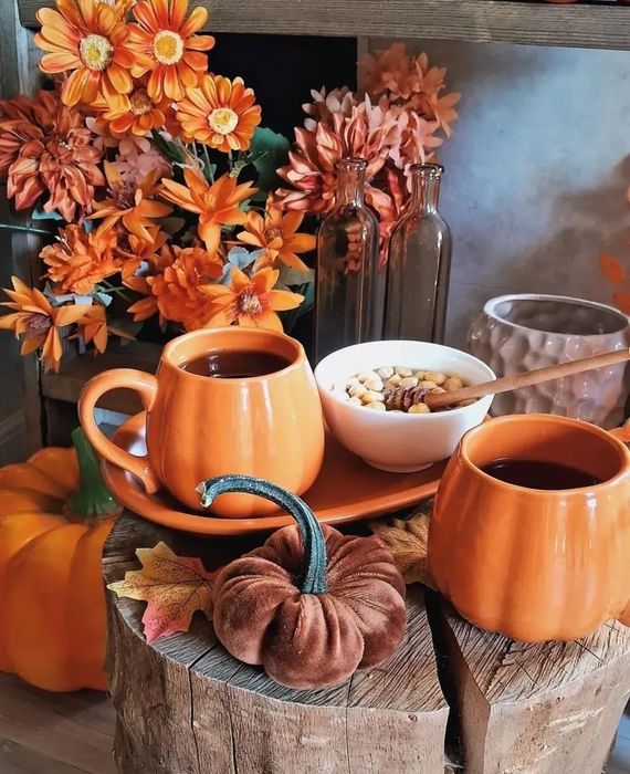 Горнятко чашка гарбузик тиква привид скелетик