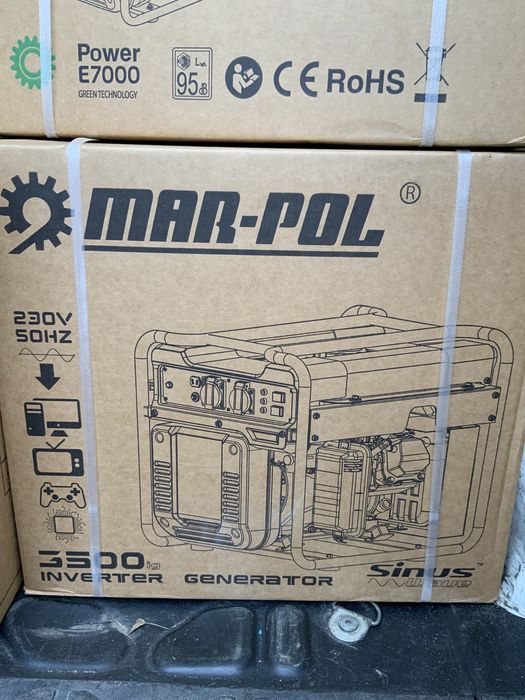 Бензиновий інверторний електрогенератор BASS 3.8 kwt i mar-pol 3.5 kwt