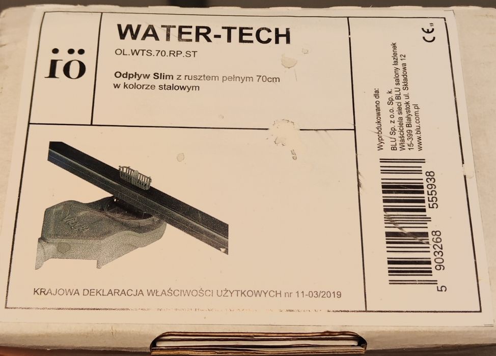 Odpływ liniowy Slim 70 cm