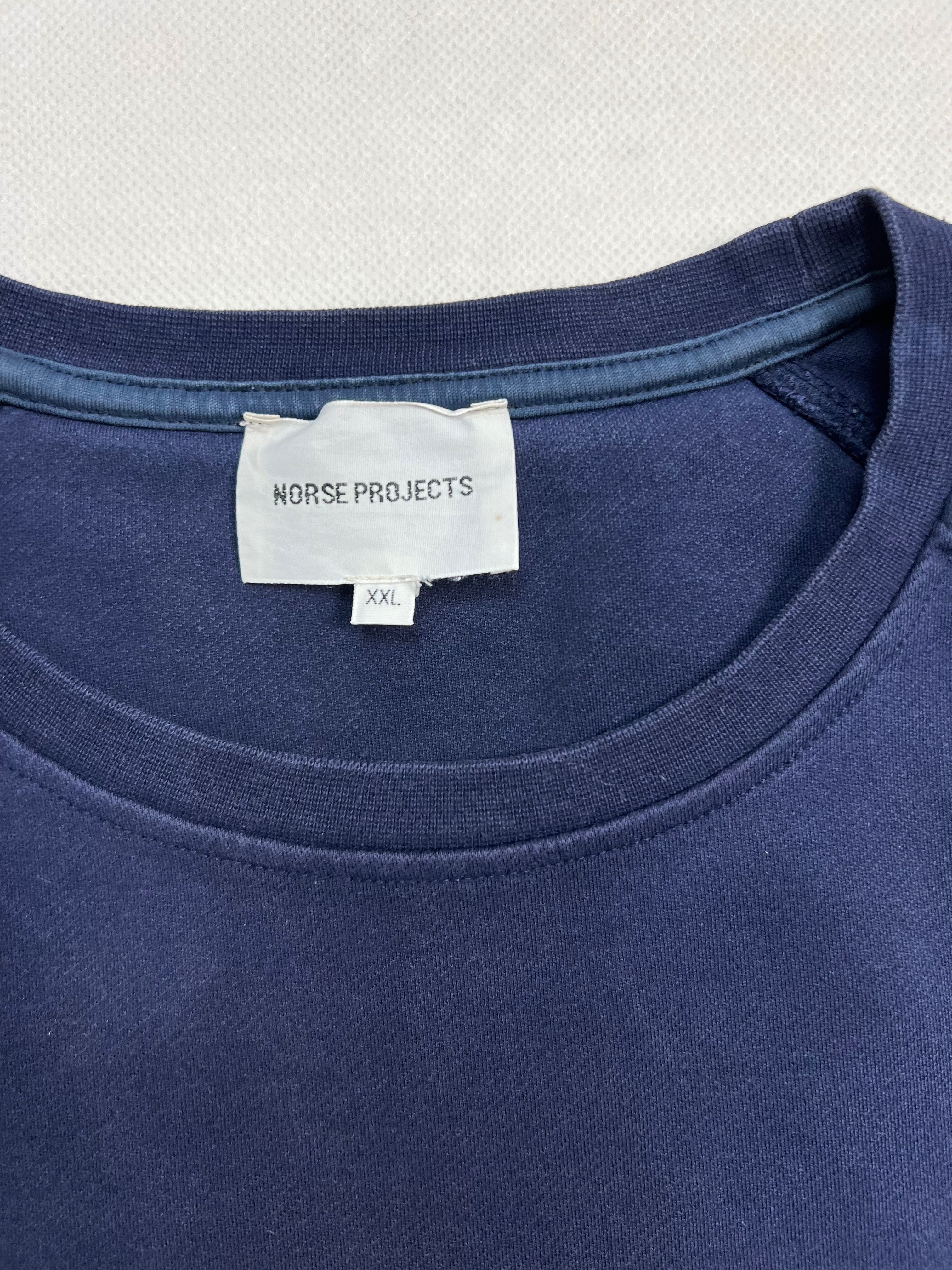Bluza Norse Project small logo navy