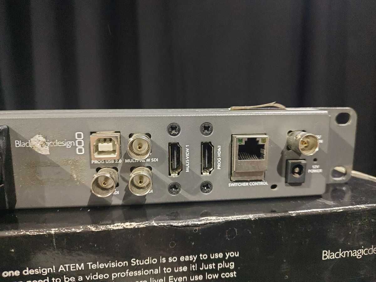 Switcher Black Magic Design Atem Television Studio