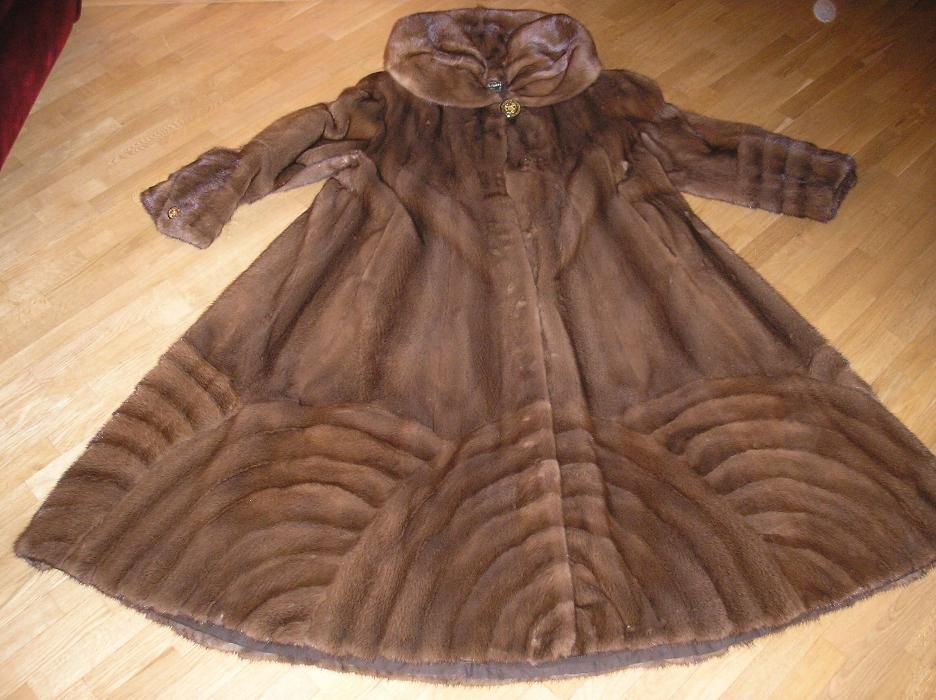 Норкове манто\пальто\шуба великого розміру