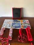 Nintendo Wii Mini Vermelha + 3 Jogos + 2 comandos