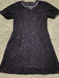 Вечернее платье насышено черного46-48