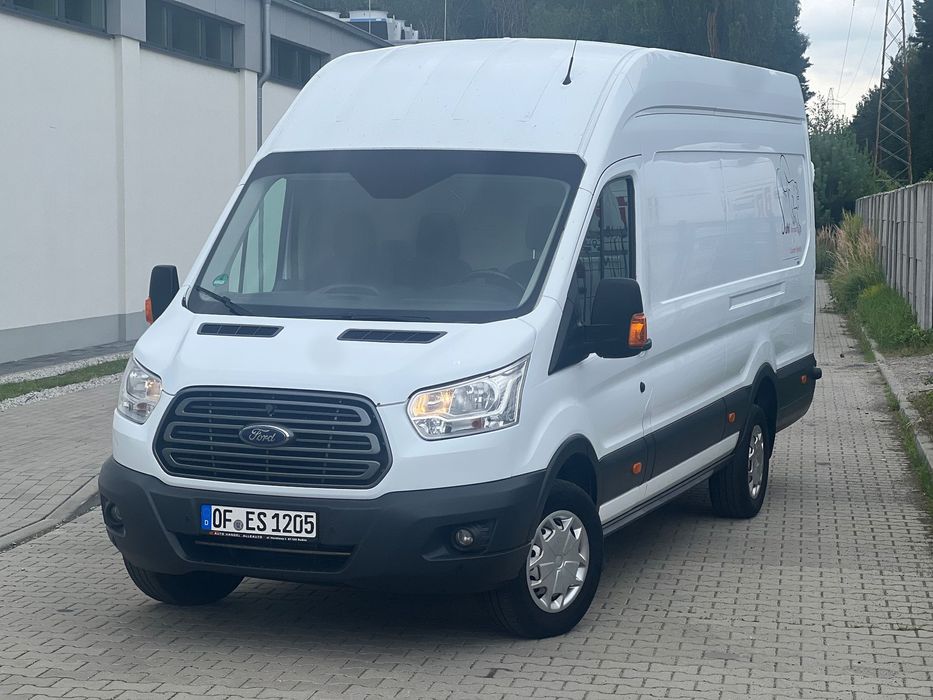 Ford Transit JUMBO Maxi  2.0 TDCI 131KM 2018r / Ładny z Niemiec / Serwisowany / Klima Tempomat