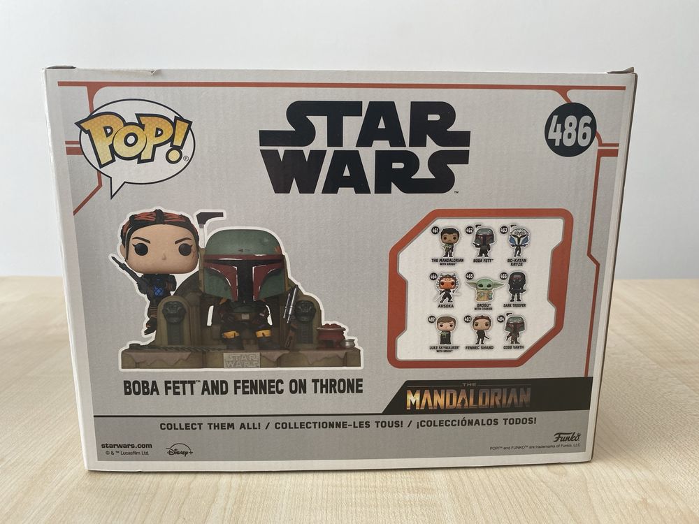 Figurka Funko Pop Star Wars Boba Fett and Fennec on Throne 486