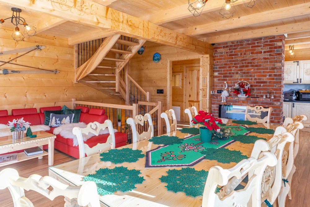 Domek z Jacuzzi / Sauna / Ogród / Grill / Widok / 10 osób! SYLWESTER