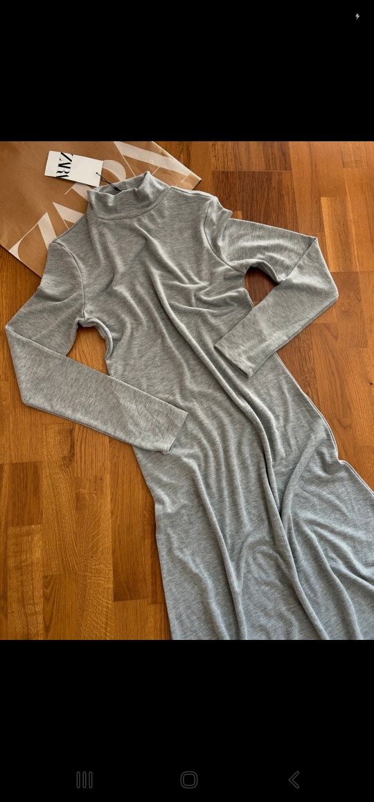 Zara sukienka midi casual nowa r. M