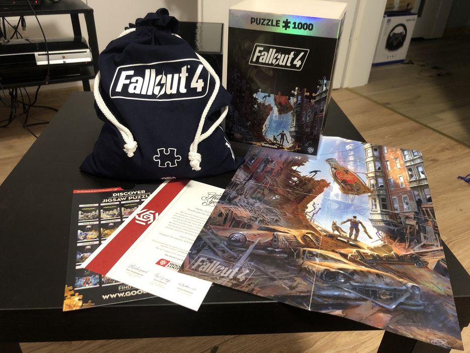 Fallout 4 puzzle 1000 szt.  Nuka-Cola edycja kolekcjonerska ! Pip-boy