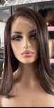 nowa naturalna peruka lace front 100% ludzki wlos na co dzien