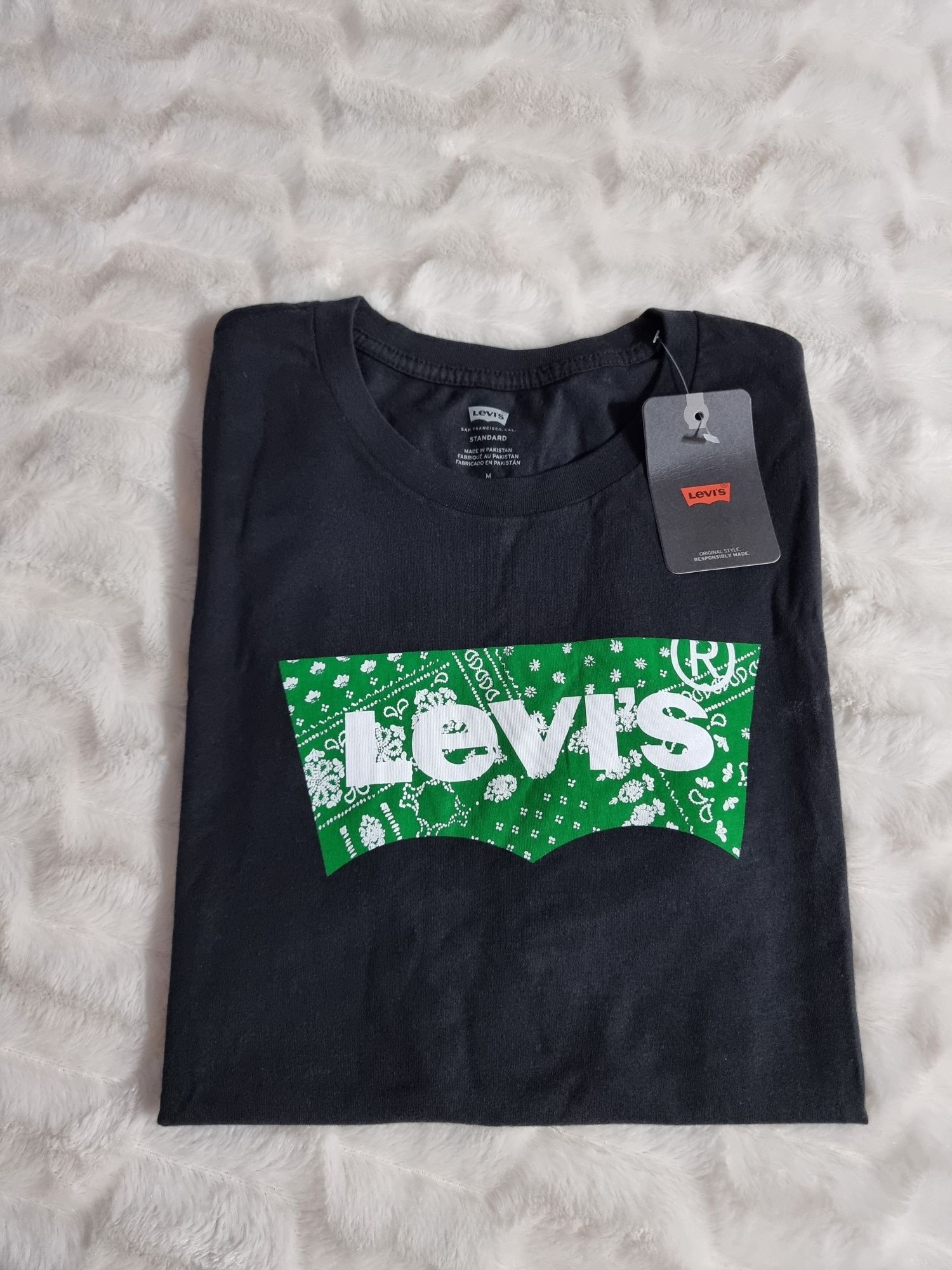 Nowa męska koszulka T-shirt Levi's Levis czarna M