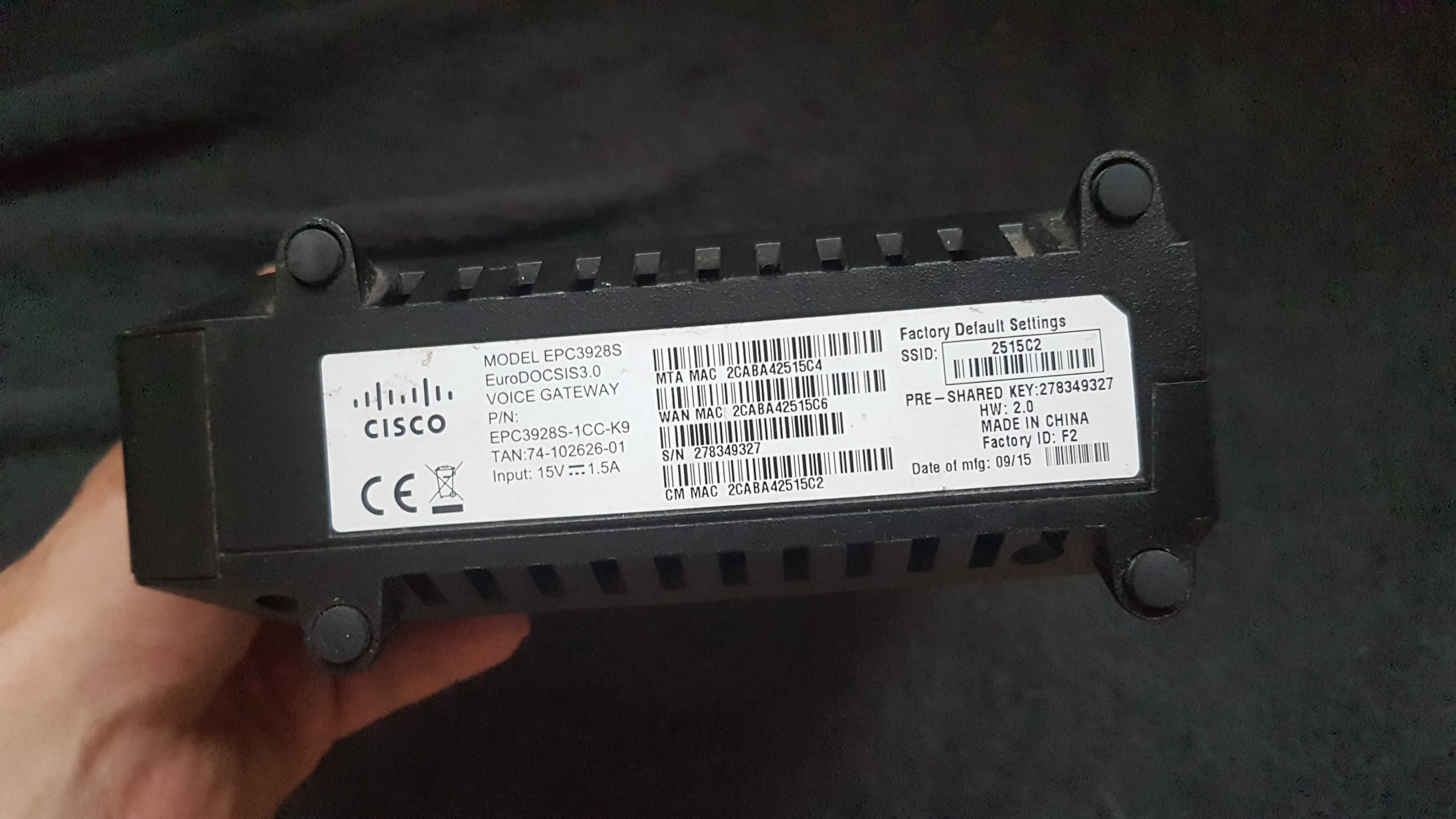 Router Cisco EPC3928