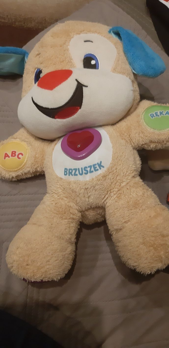 Fisher-Price Szczeniaczek Uczniaczek+Sz.na Dobranoc zabaw.interaktywna