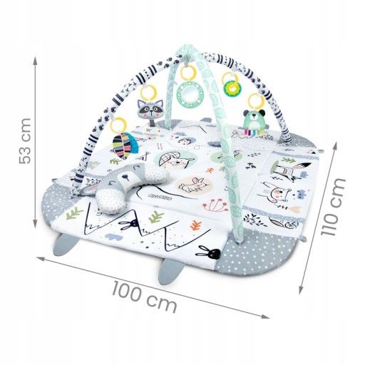 БЕЗ ПЕРЕДОПЛАТ! Великий дитячий інтерактивний килимок Ricokids