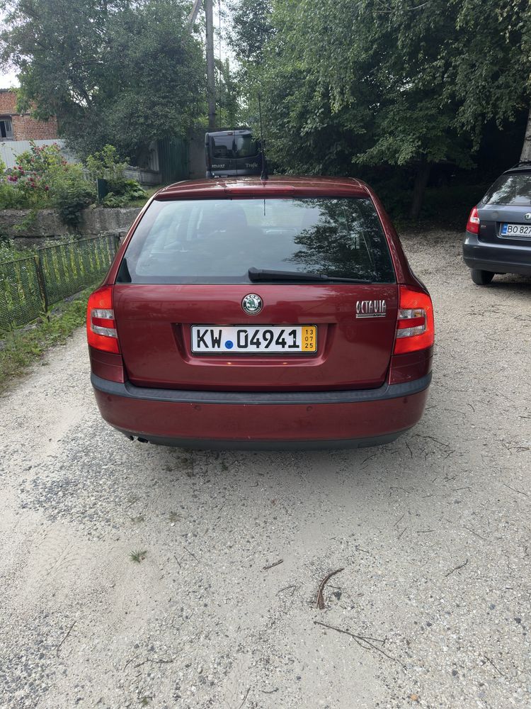 Свіжопригнана октавія 1.6mpi газ