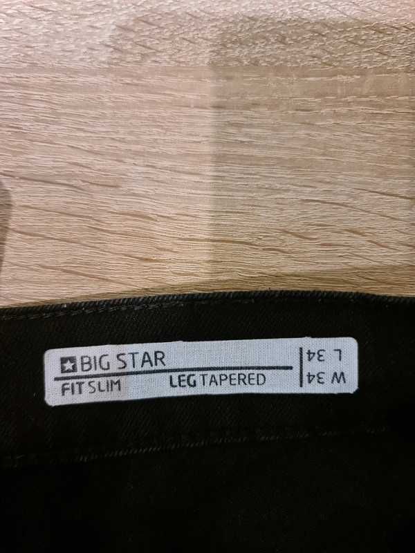 Czarne jeansy Big star W 34 L 34