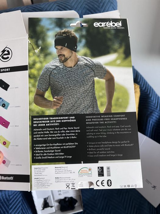 Słuchawki bluetooth bt do kasku do czapki do opaski opaska do biegania