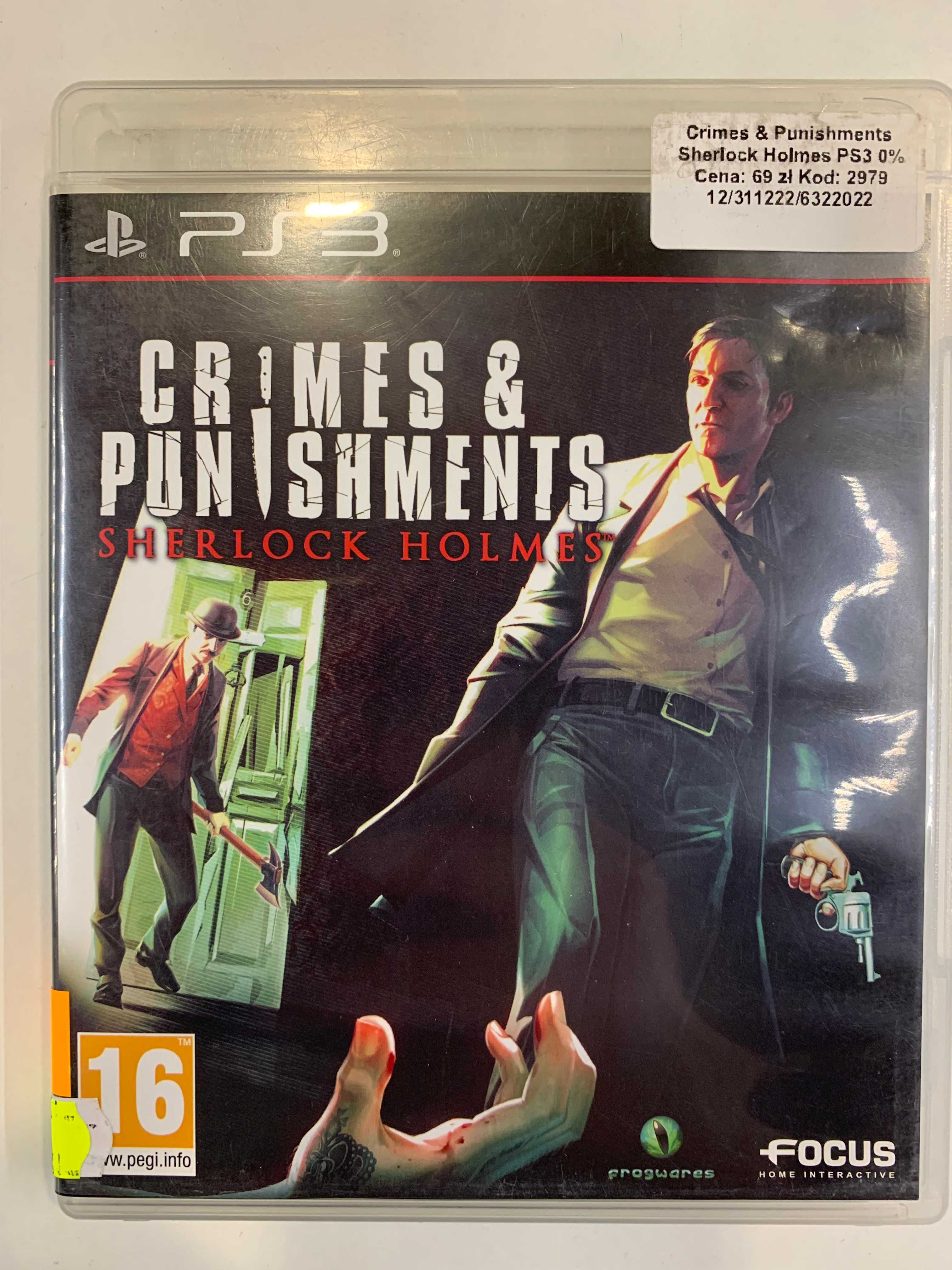 Crimes & Punishments Sherlock Holmes PS3 Sklep Iława