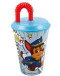 Psi Patrol Zamykany Kubek ze słomką 430 ml Paw