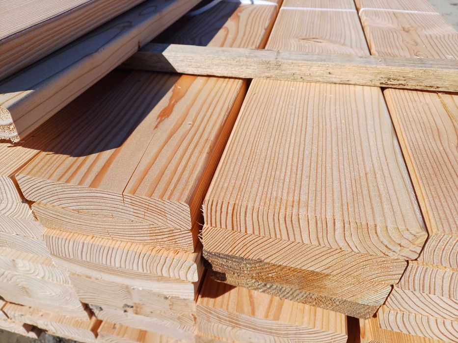 Deska tarasowa elewacyjna podłogowa heblowana podbitka półbal szalówka