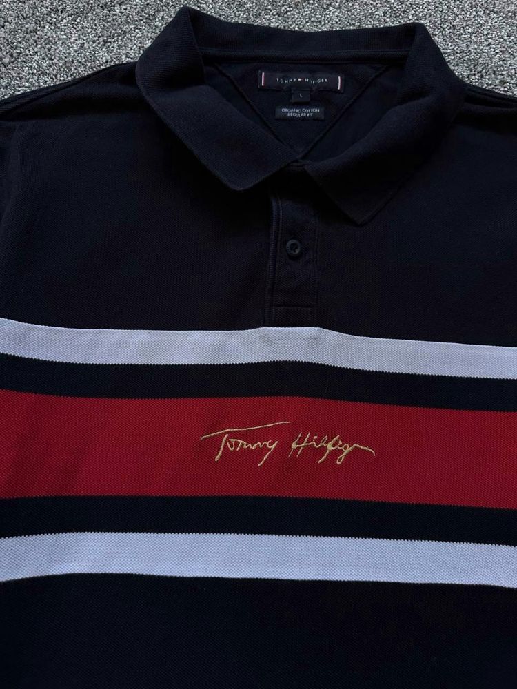 Поло Tommy Hilfiger з логотипом/Нові колекції/Оригінал/