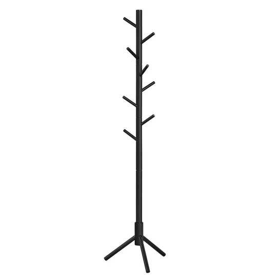 Drewniany wieszak stojący podłogowy 175 cm
