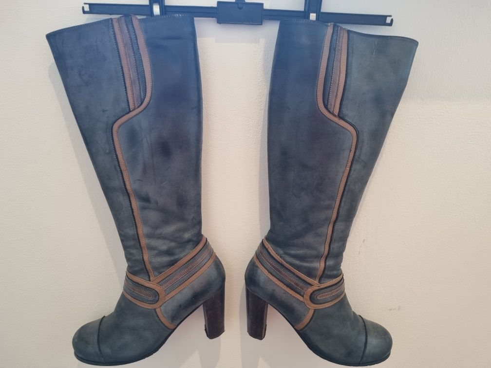 Botas de pele Harlot artigo de  muita qualidade