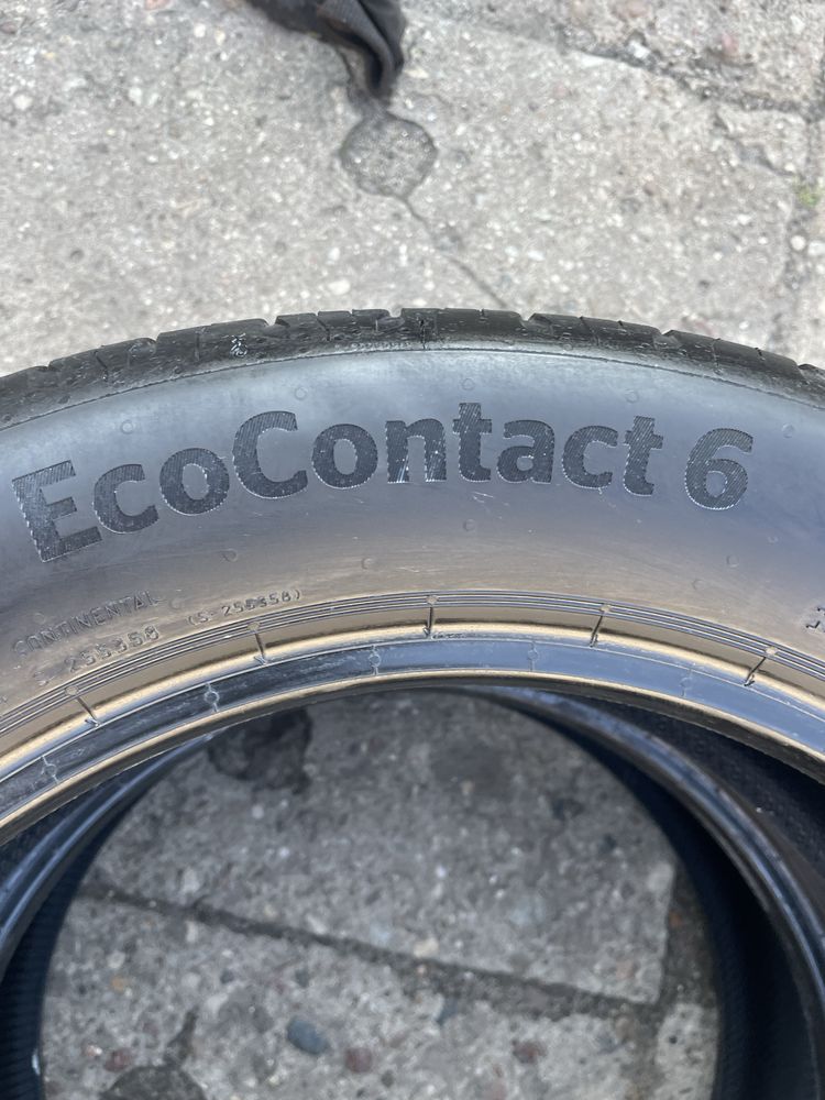 Opony Continental 205/55R17 EcoContact 6 - 2sz uzywane letnie DOT0820