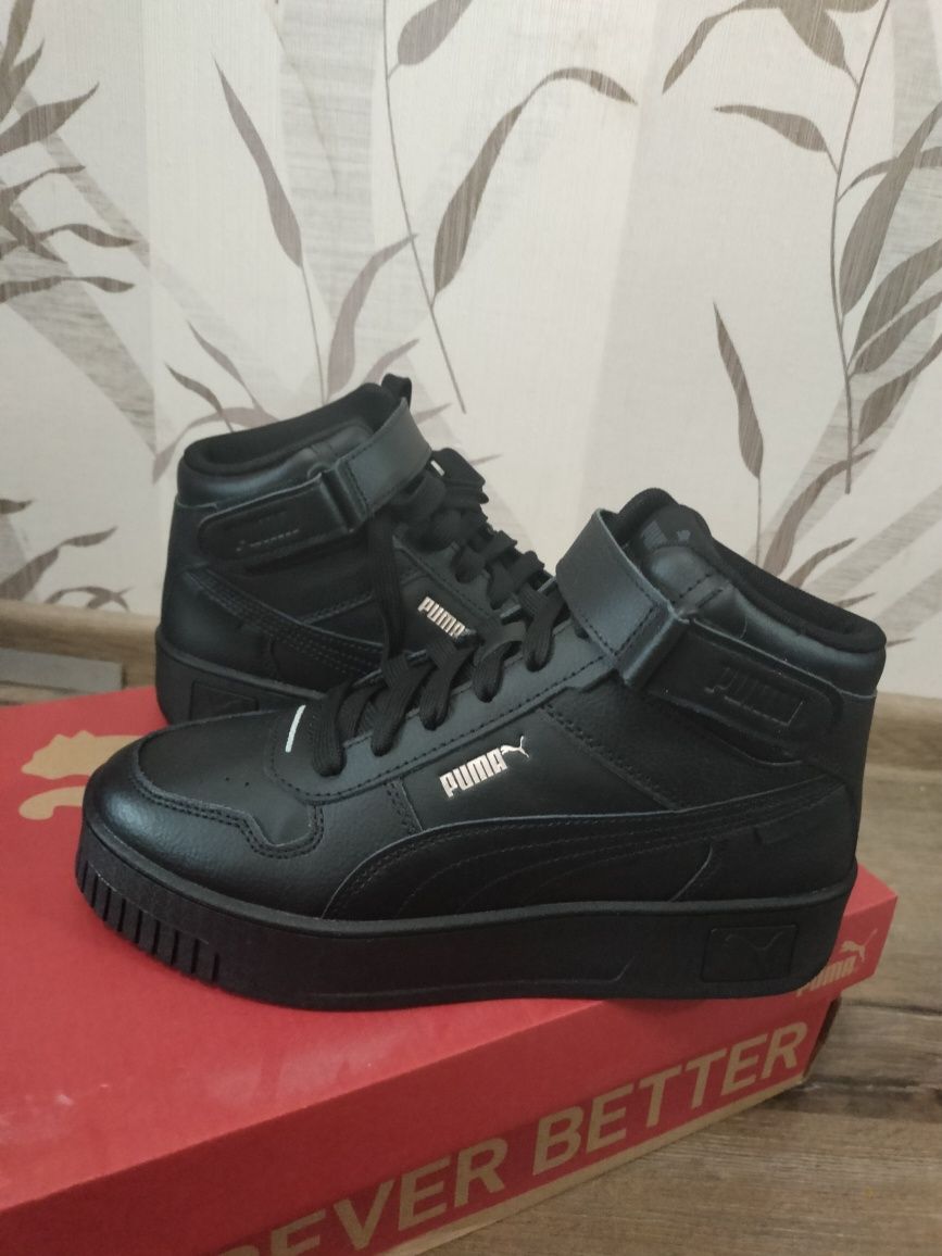 хайтопи cнікерси PUMA Carina Street Mid р 38.5  puma mayra 39оригінал