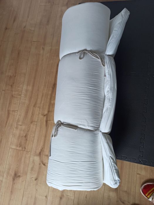 Materac w pokrowcu gąbka 110 cm x 190 cm x 5 cm