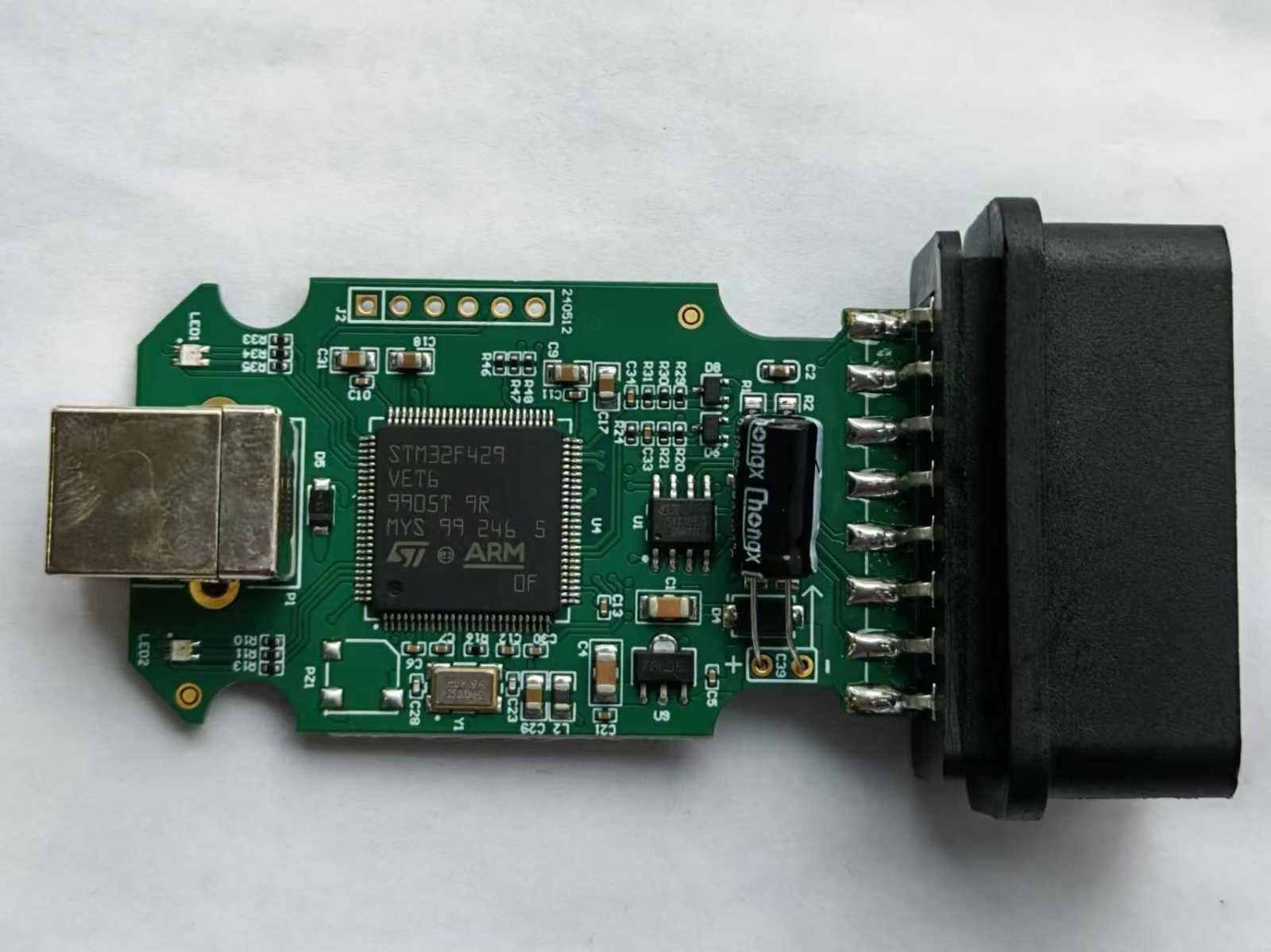 Najnowszy FlyOBD 25.3 HEX-VII Premium PL ARM STM32F429 Auta do 2025