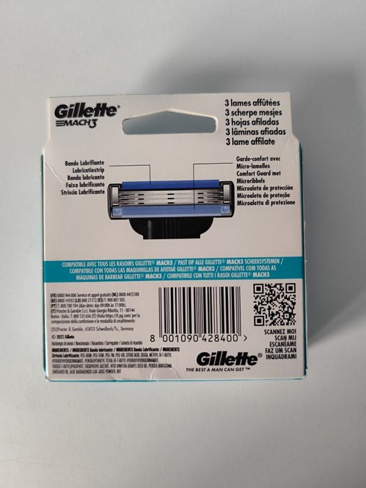 Wkłady Gillette Mach 3