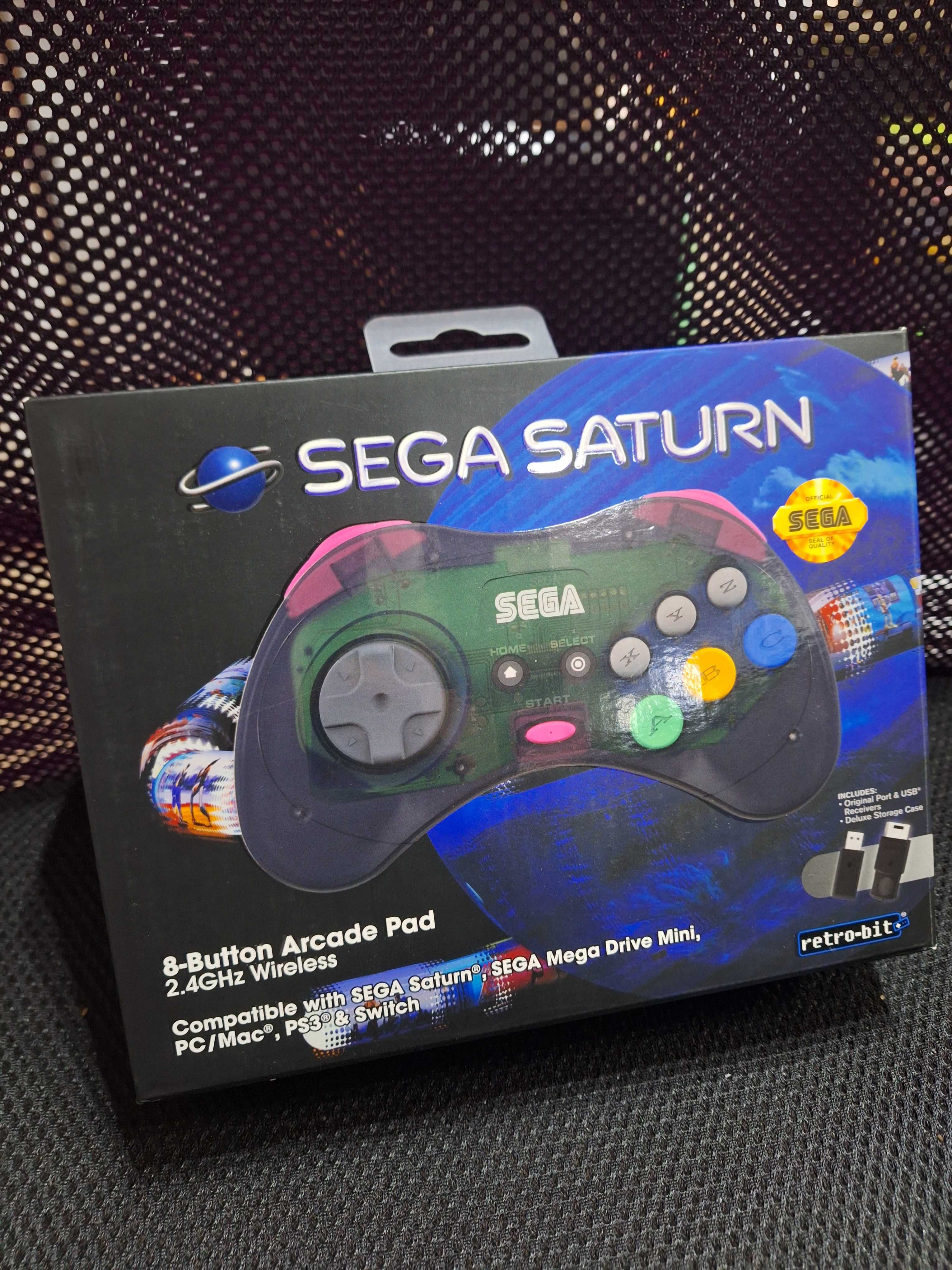 ZADBANY pad Sega Saturn Retro-Bit PC Mac PS3 Switch Mega Drive Mini