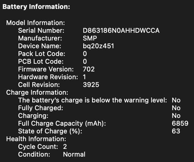 MacBook Pro 15 - i7 2.9 GHz 16GB RAM 512GB SSD - Bateria/Teclado Novos