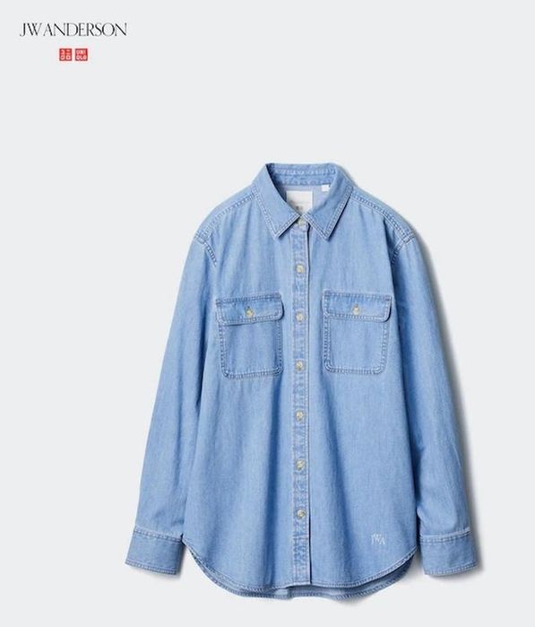 Джинсова сорочка колаборація UNIQLO JW ANDERSON