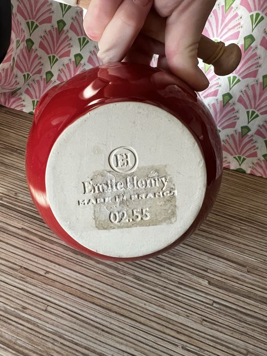 Emile Henry толкушка со ступкой, пестик, ступка з товкачиком, новая