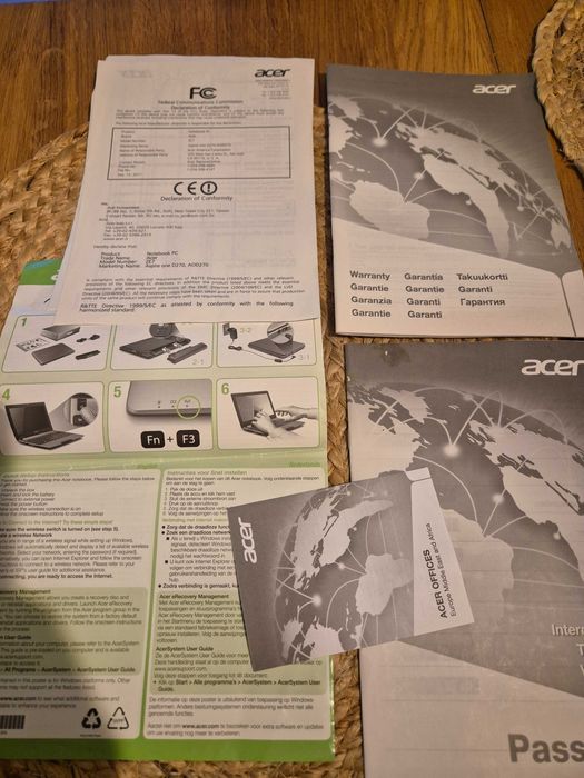 Notebook Acer Aspire One