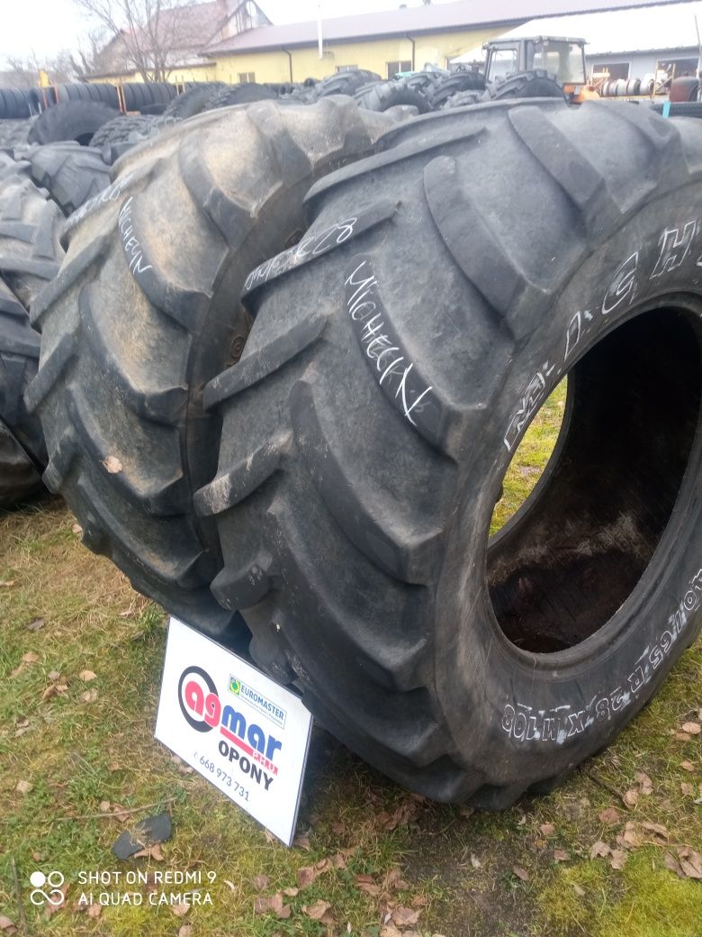 540/65R28 Michelin opony używane rolnicze para