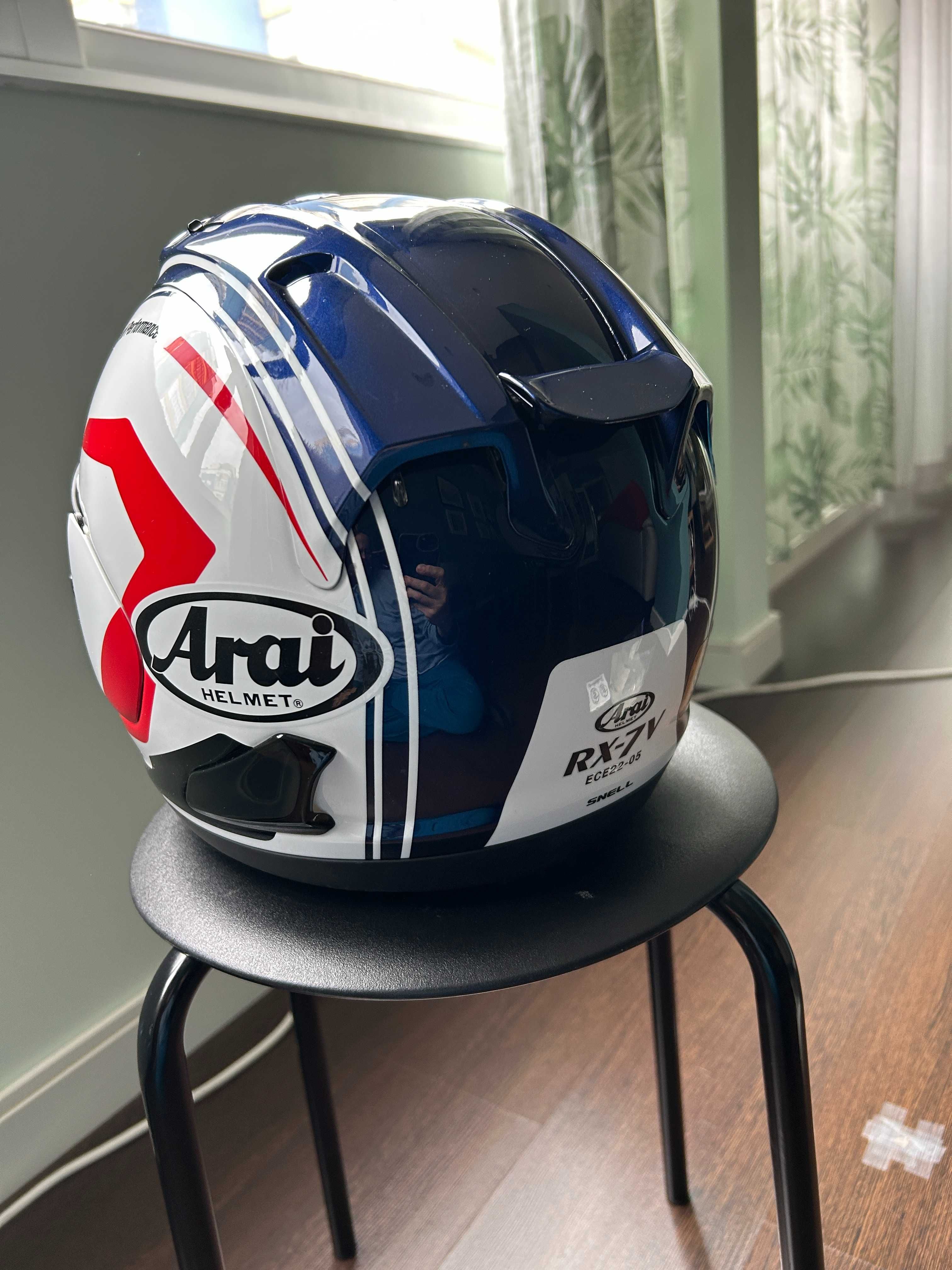 Capacete Arai RX-7V Drudi Performace como novo