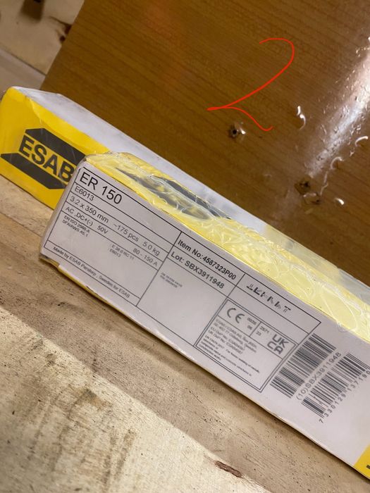 Elektrody Rutylowe ER 150 fi 3.2x350 - 5 kg