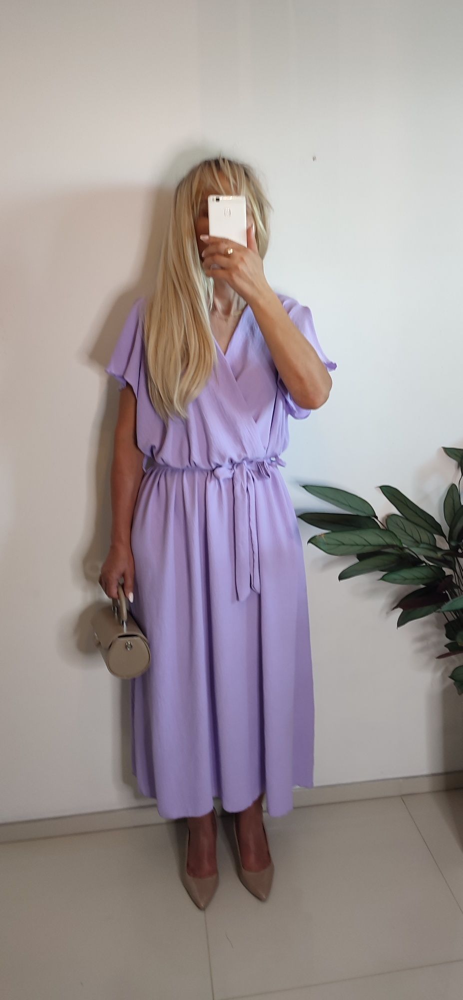 Sukienka plus size 4xl 5xl 6xl komunia chrzest wesele wyszczuplająca 4