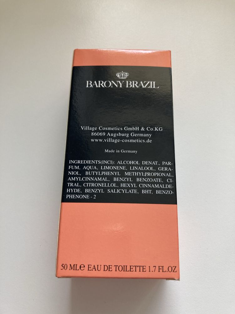 Barony Brazil Grapefruit Eau de Toilette 50 ml NOWE