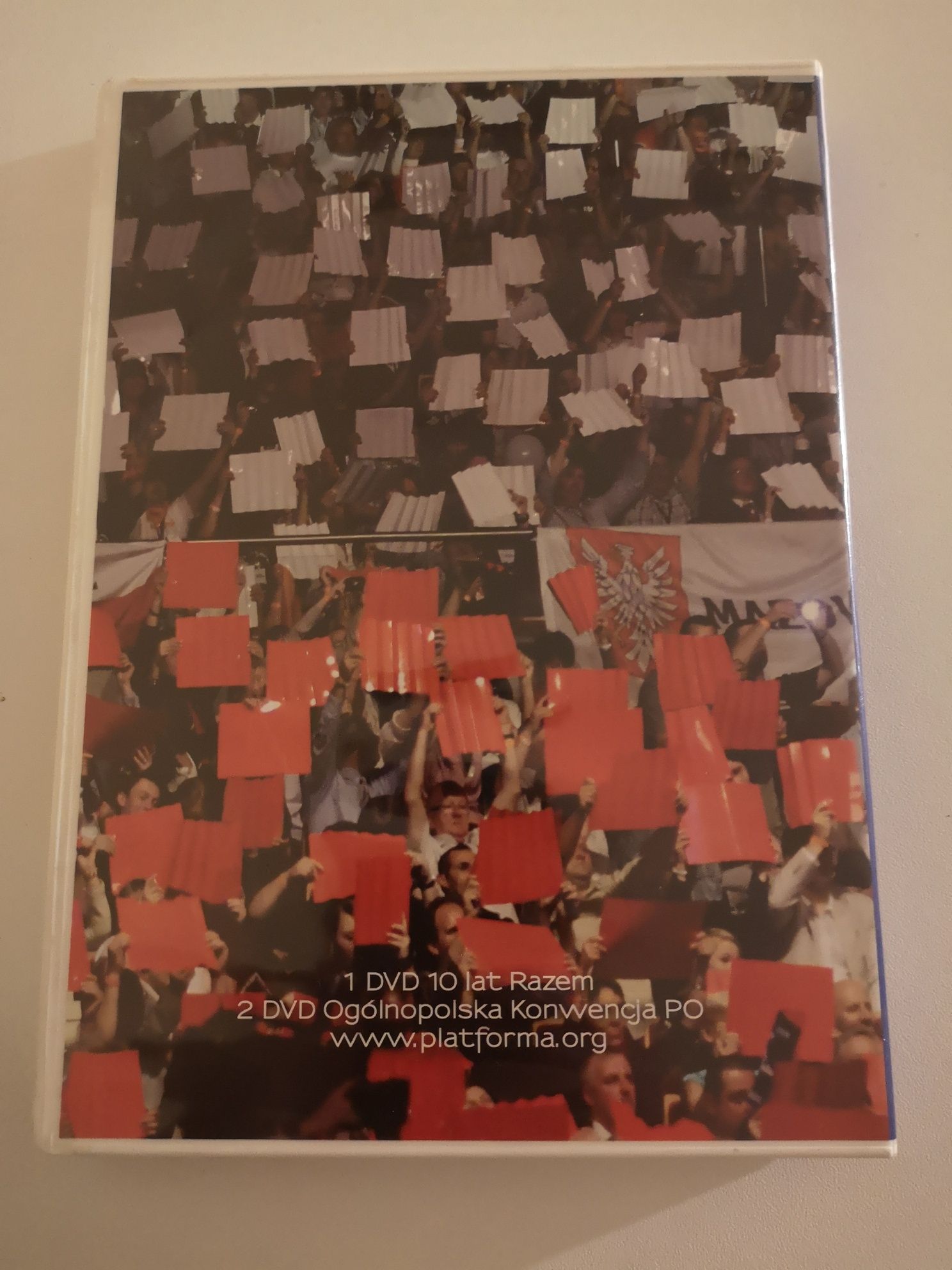 Platforma Obywatelska 2 płyty DVD "10 lat razem" Gdańsk 2011