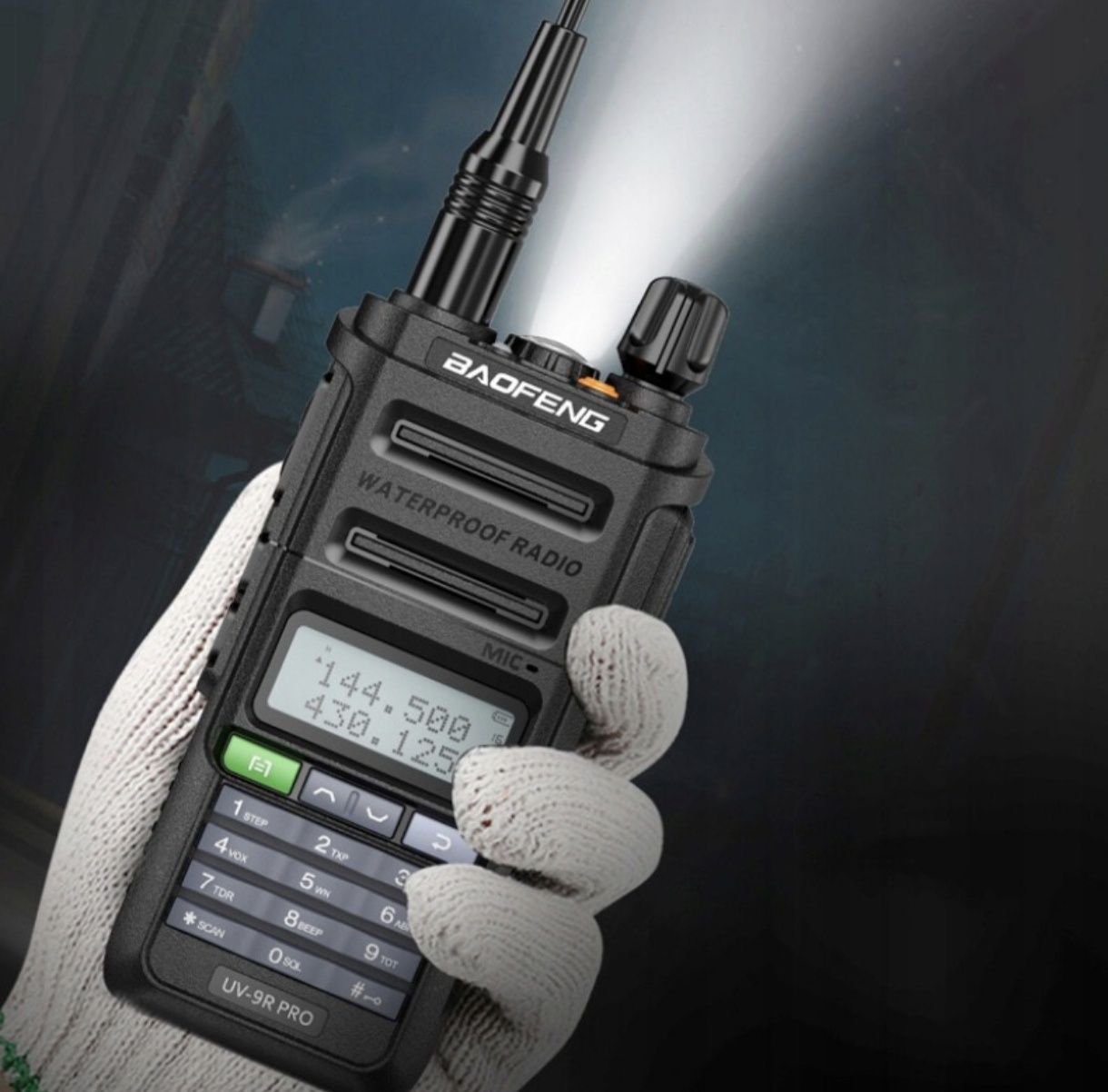 Baofeng UV-9PRO  Krótkofalówka Walki-Talki pojemna bateria