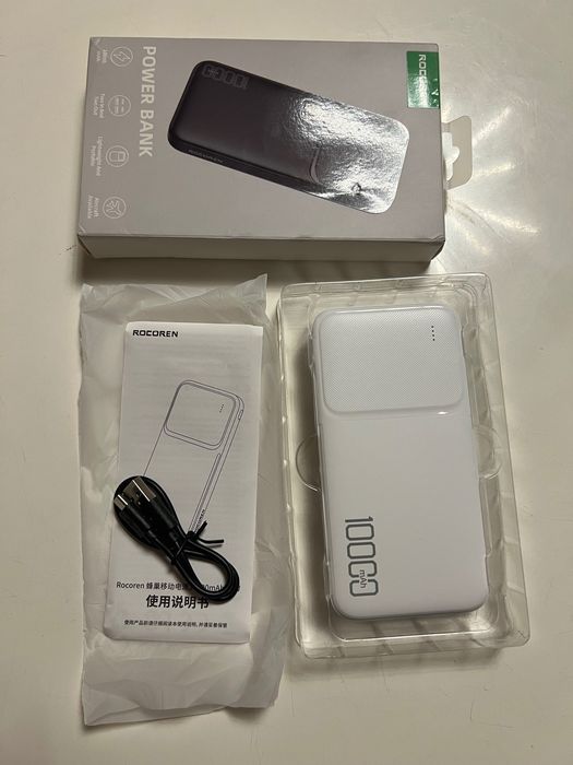 Powerbank Rocoren Павербанк Baseus 37w 10000mAh Новий Оригінал