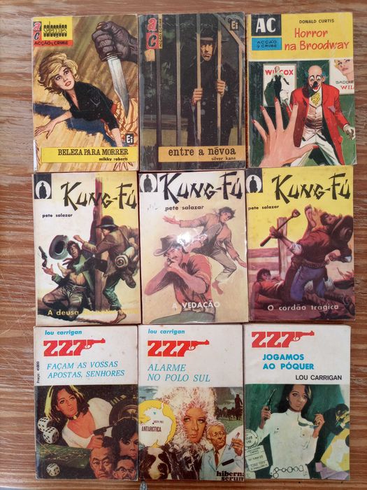 Livros da A.P.R., S.F.B.I., F.B.I., Detective, Gangsters !, etc.