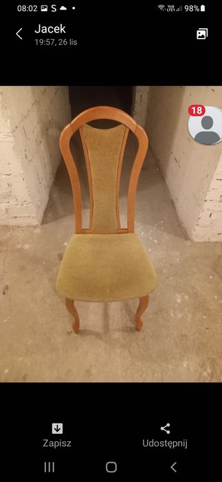 Krzesła drewniane 2 szt cena za 2 szt