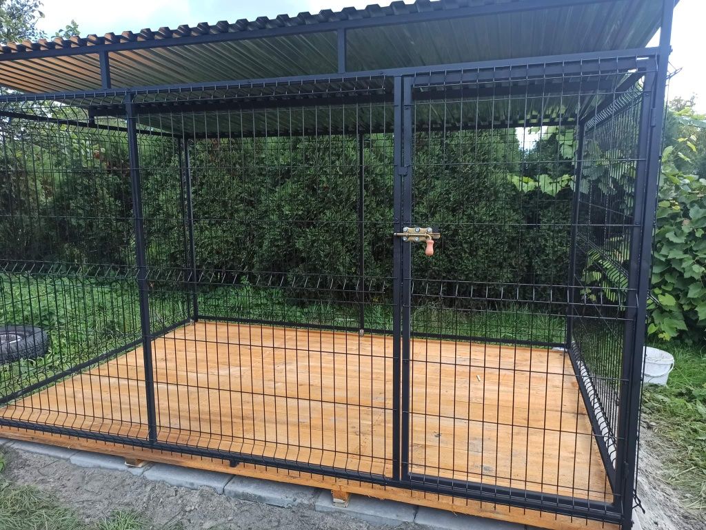 Kojec dla psa 3x2m, panel3D.